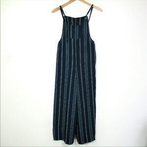 Striped Navy Blue Romper